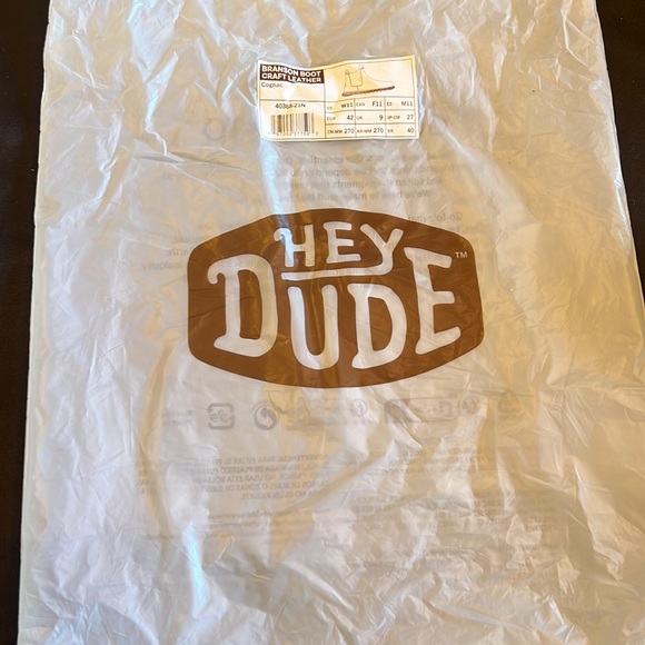 HEY DUDE BRANSON BOOT CRAFT LEATHER COGNAC 40388-21N Womens Various Sizes - Picture 11 of 11